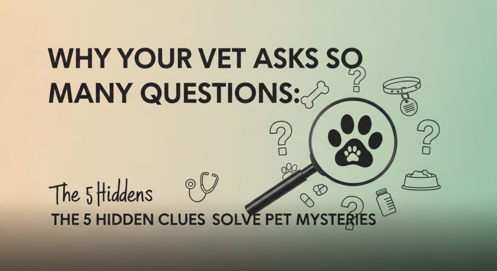 Why Your Vet Asks So Many Questions: The 5 Hidden Clues That Solve Pet Mysteries
