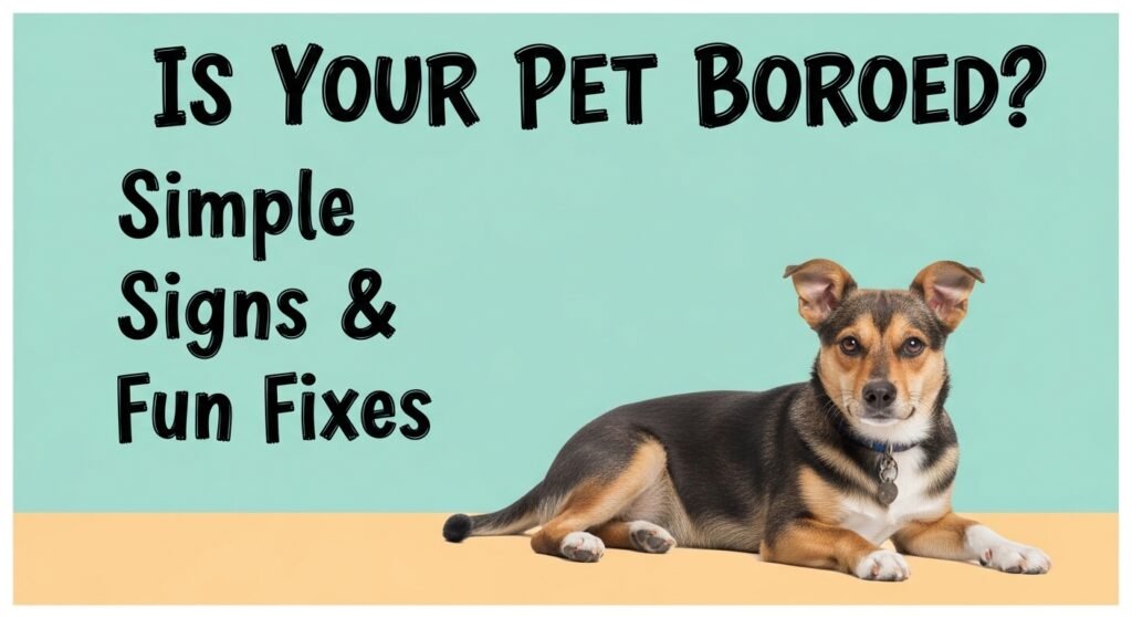 Is Your Pet Bored? Simple Signs and Fun Fixes
