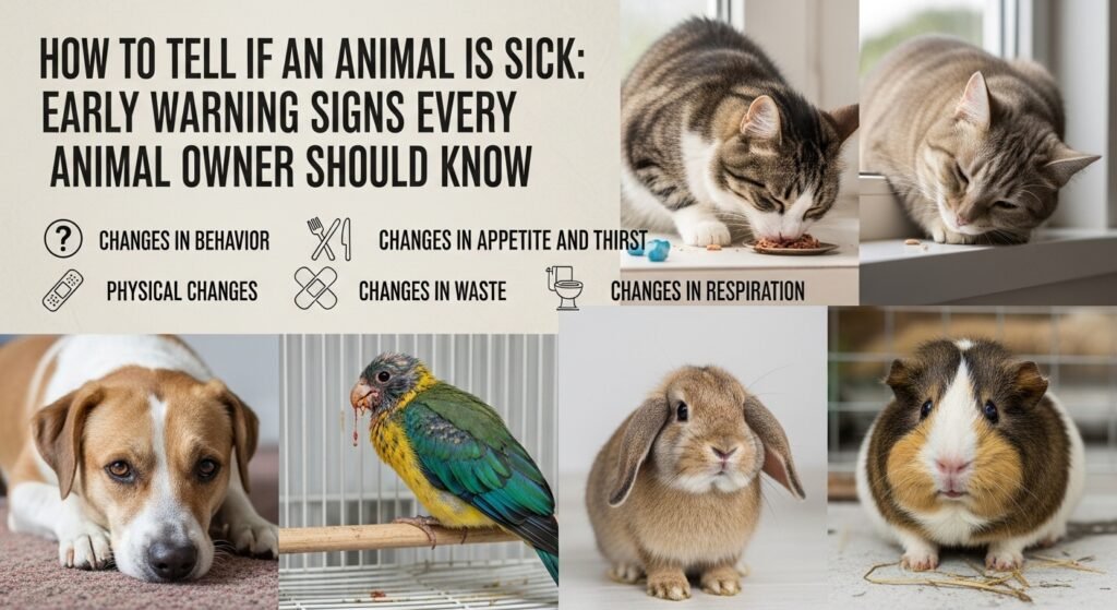 How to Tell if an Animal Is Sick: Early Warning Signs Every Animal Owner Should Know