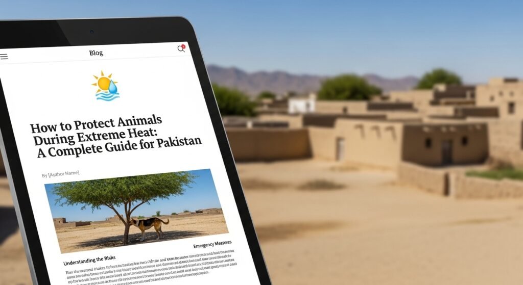 How to Protect Animals During Extreme Heat: A Complete Guide for Pakistan
