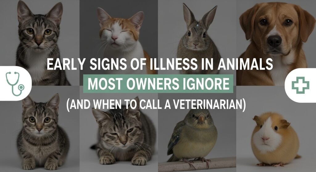 Early Signs of Illness in Animals Most Owners Ignore (And When to Call a Veterinarian) blog